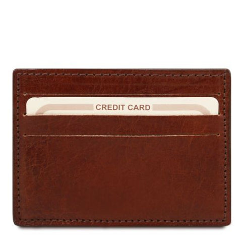 Exclusive leather credit/business card